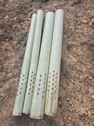 Protectores árboles - Tubos perforados