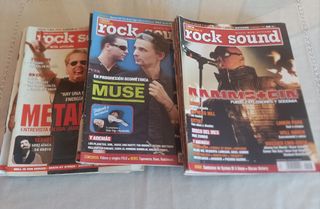 Revistas Rocksound Años 2002-2003.