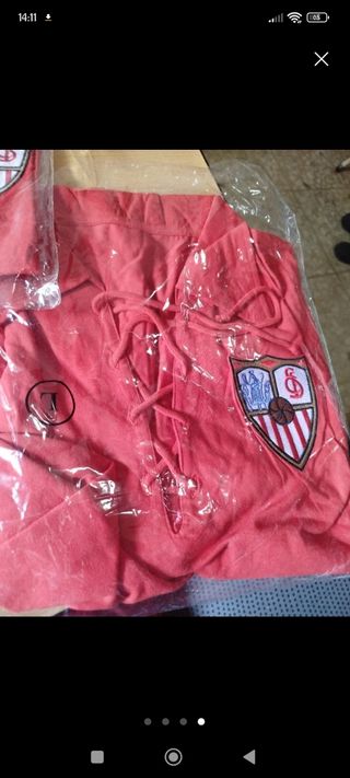 2 Camisetas Sevilla Retro Rojas