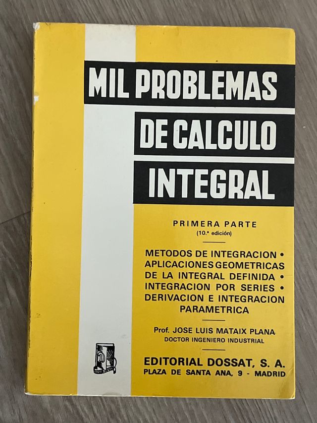 Mil Problemas De Cálculo Integral