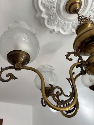 Lampara vintage 5 brazos