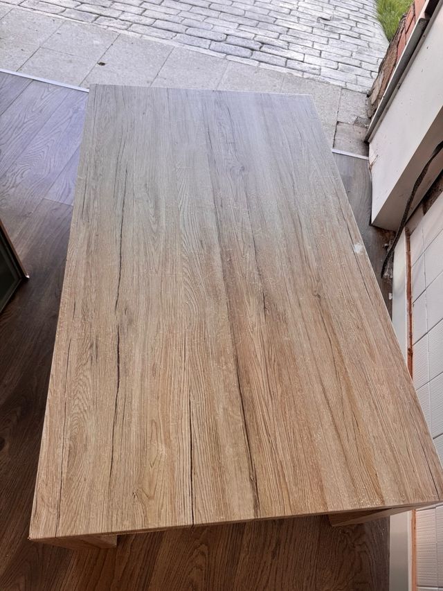 Mesa centro madera - beige