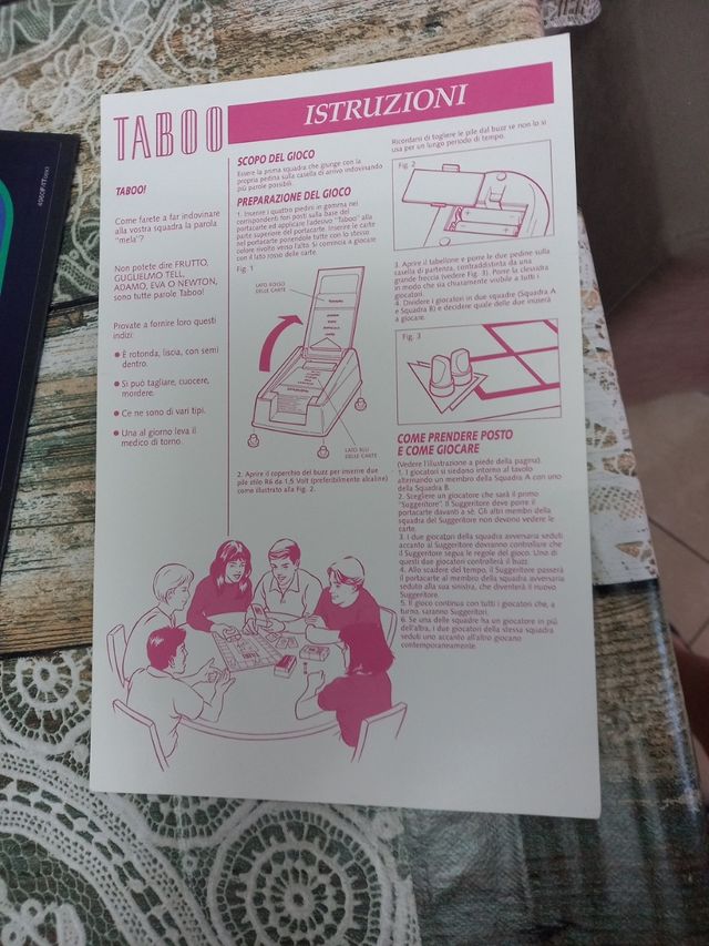 Taboo Gioco da Tavolo