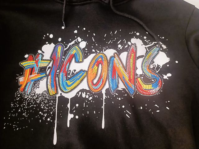 Felpa New Mentality Icons - nera