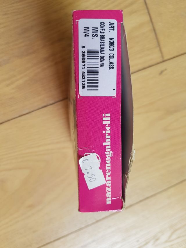 3 Slip NGabrielli Cotone Multicolor