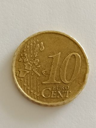 Moneda 10 céntimos España 1999