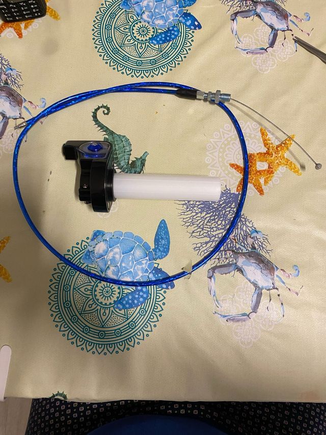 Leva frizione per moto - Cavo blu