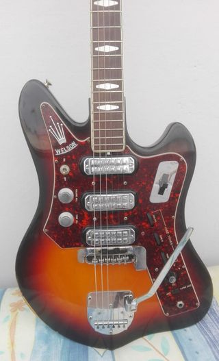 Guitarra eléctrica Welson Super Jazz de 1965