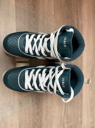 Patines 4 ruedas Oxelo + protecciones y bolsa. 37