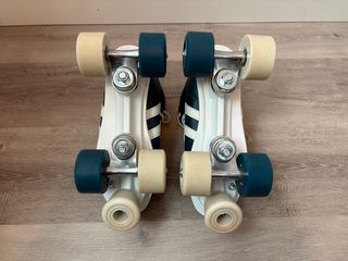 Patines 4 ruedas Oxelo + protecciones y bolsa. 37