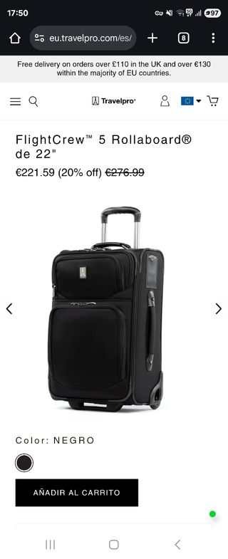 Maleta Travelpro crew como nueva