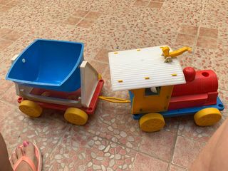 Tren infantil de juguete