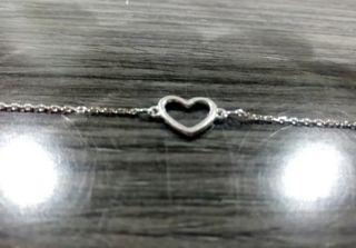 Pulsera corazón plata 925