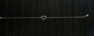 Pulsera corazón plata 925