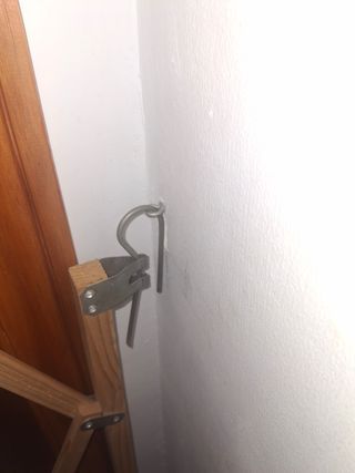 Valla seguridad madera niños