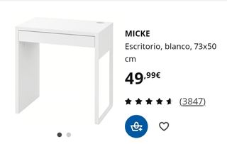 Escritorio IKEA blanco y gris.Urge!!!
