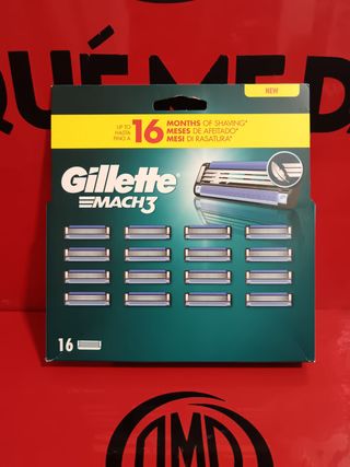 Repuestos Gillette Mach3 (16 uds)
