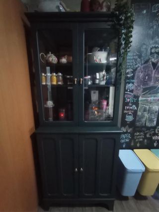 Vitrina Ikea LOMMARP - Verde oscuro
