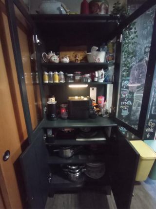 Vitrina Ikea LOMMARP - Verde oscuro