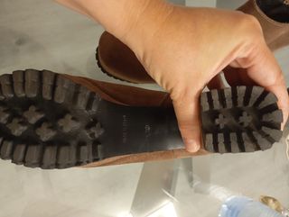 Botines plataforma marrón