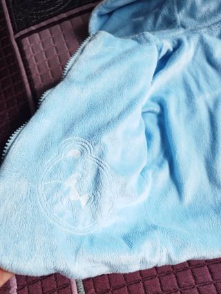 Abrigo bebé reversible, talla recién nacido