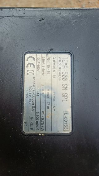 Bomba de riego usada perfecto estado