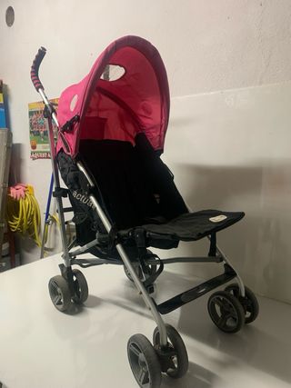 Silla paseo Bebe plegable rosa