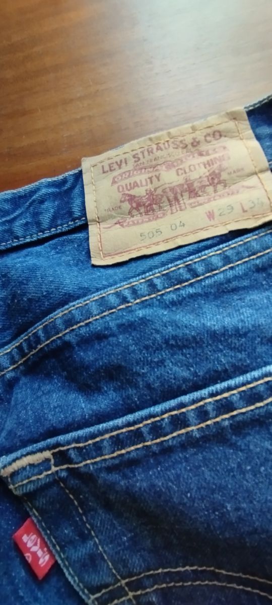 Vaqueros Levi's 505 azules, talla S