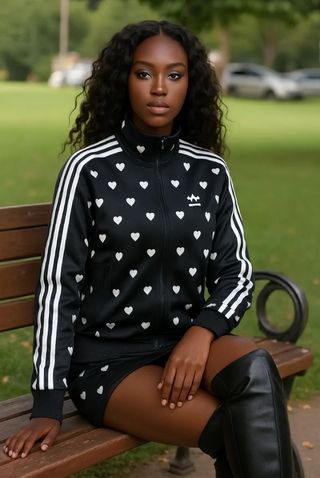 XXS Chaqueta Adidas Originals corazones