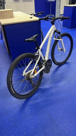 Bicicleta montaña blanca ROCKRIDER