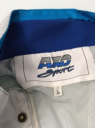 Giubbotto Moto Vintage Azzurro Argento