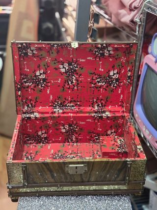 Caja vintage estilo baúl