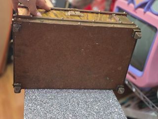 Caja vintage estilo baúl