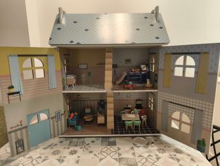Casa Muñecas Madera amueblada - Lidl