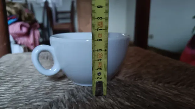 6 Tazze caffè - Porcellana bianche