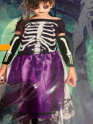 Disfraz Novia Zombi niña 7-9 años