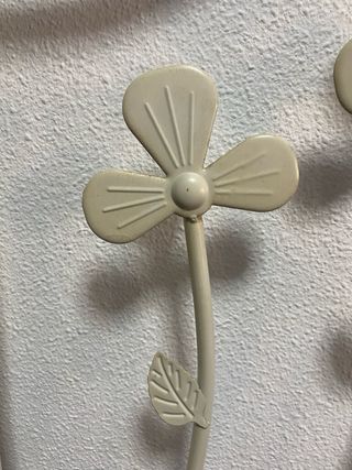 Cabecero cama metal blanco