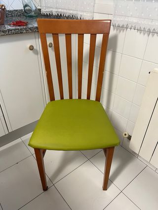 Mesa comedor extensible madera 4 sillas
