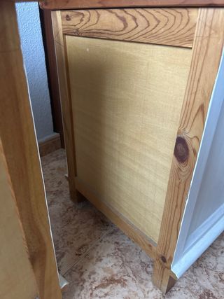 Mesitas noche madera - 2 uds.