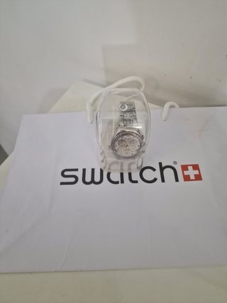 Reloj Swatch Cronógrafo Plata