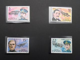 Pioneros Aviación: Cuaderno Sellos