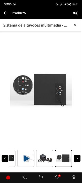 Altavoces Logitech Z533 2.1 CHOLLO