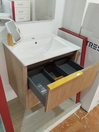 Mueble baño 60cm - Madera