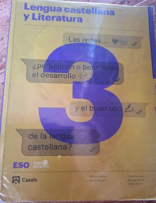 Lengua castellana y Literatura 3 ESO LOMLOE