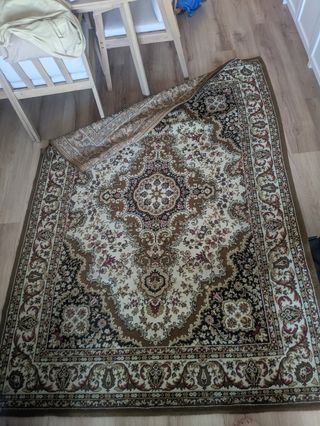 Alfombra Persa - Beige y Marrón
