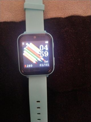Reloj inteligente azul