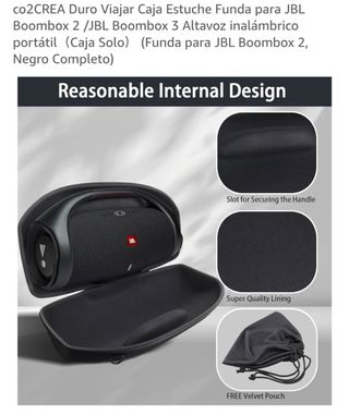 JBL Boombox 2 + cargador y funda de transporte