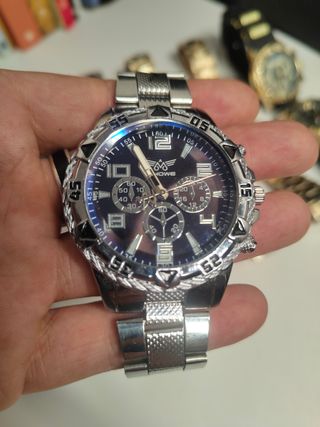 12 relojes ZHOWE - dorados y plateados