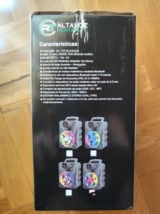 Altavoz Karaoke Portátil RT