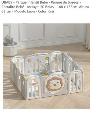 Parque infantil plegable bebé